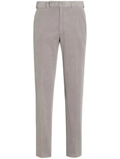 Zegna Classic Tailored Trousers In Neutrals