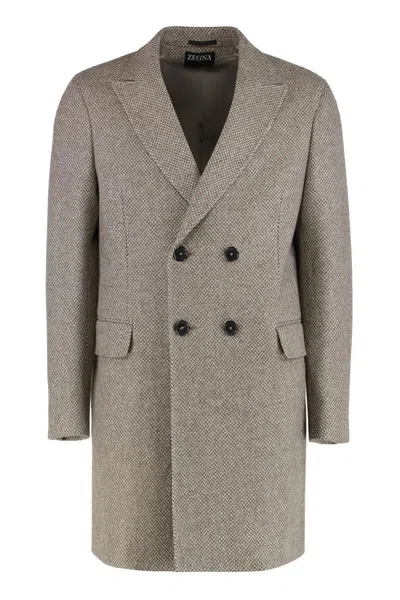 ZEGNA ZEGNA COAT MADE OF WOOL AND CASHMERE