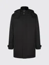 Zegna Versatile Coat With Adjustable Features And Pockets In Black