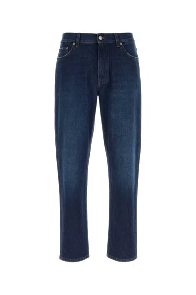 Zegna Faded-effect Five-pocket Jeans In Blue