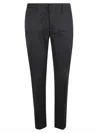 Zegna Concealed Trousers In Black