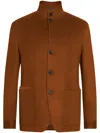 Zegna Oasi Cashmere Il Conte Chore Jacket In Brown