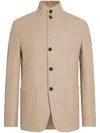 Zegna Conte Chore Blazer In Nude