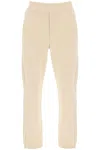 Zegna Cotton And Cashmere Sweatpants In Beige
