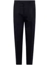 Zegna Man Pants Charcoal Size 38 Wool In Black