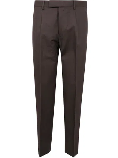 ZEGNA ZEGNA COTTON AND LINEN PANTS