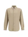 Zegna Cash Button Front Shirt In 05