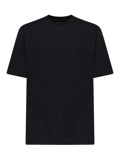 ZEGNA COTTON AND SILK T-SHIRT