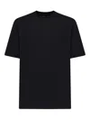 Zegna Short-sleeved Crewneck T-shirt In Black