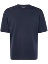 ZEGNA ZEGNA COTTON AND SILK T-SHIRT CLOTHING