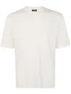 Zegna Cotton & Silk T-shirt In White