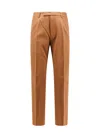 ZEGNA COTTON AND WOOL BLEND TROUSER