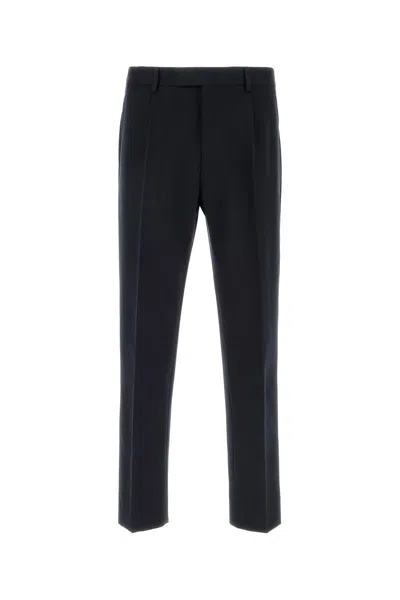 ZEGNA ZEGNA MIDNIGHT BLUE COTTON BLEND PANT