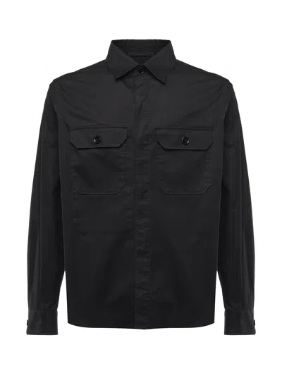 ZEGNA COTTON BLEND SHIRT