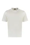 Zegna T-shirt In Cotone Bianco  Uomo In White