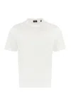 Zegna T-shirt In Cotone Bianco  Uomo In Ivory