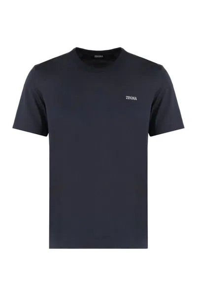 ZEGNA ZEGNA COTTON CREW-NECK T-SHIRT