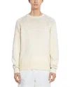 Zegna Cotton Crewneck Sweater In Gray
