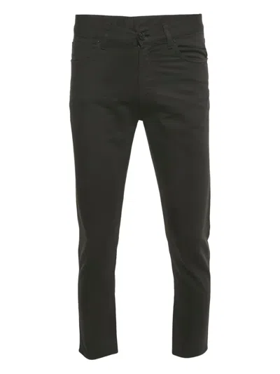 Pre-owned Zegna Cotton Jeans In Black