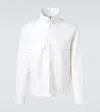 Zegna Cotton, Linen, And Silk Jacket In White