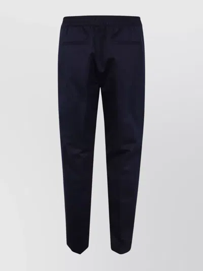 ZEGNA COTTON LINEN SILK TROUSERS