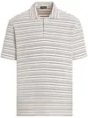 Zegna Cotton Polo Shirt In Neutral