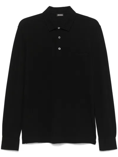 ZEGNA COTTON POLO SHIRT
