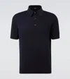 Zegna Cotton Polo Shirt In Blue