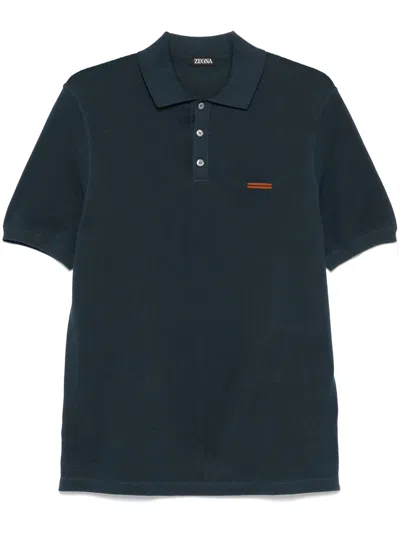 ZEGNA ZEGNA COTTON POLO SHIRT