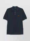 Zegna Cotton Polo Shirt With Intarsia Knitted Stripe