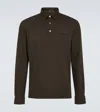 ZEGNA COTTON POLO SWEATER