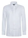 Zegna Cotton-poplin Shirt In White