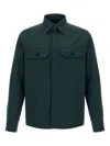 Zegna Camicia Con Tasche In Green
