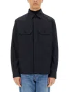 Zegna Cotton Shirt Jacket In Black