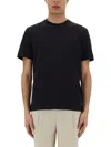 Zegna Silk And Cotton T-shirt In Black