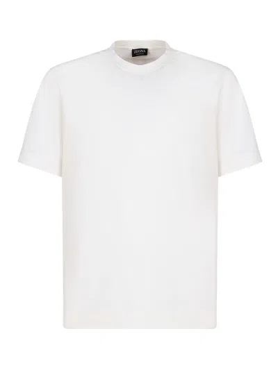 Zegna Cotton T-shirt In White
