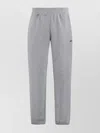 Zegna Logo-embossed Cotton Track Pants In Gray