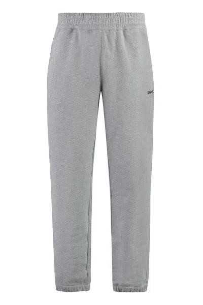 Zegna Cotton Track-pants In Grey