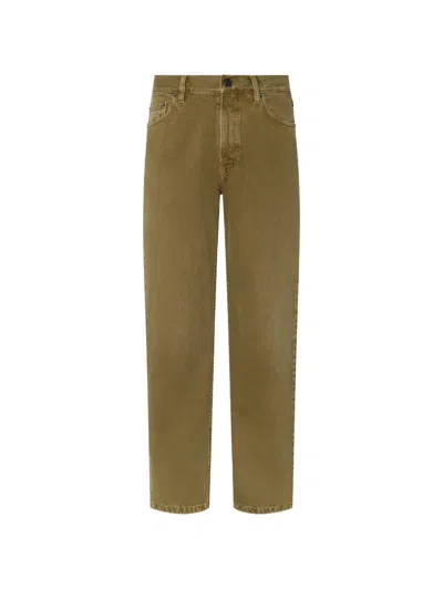 Zegna Cotton Trousers In Green