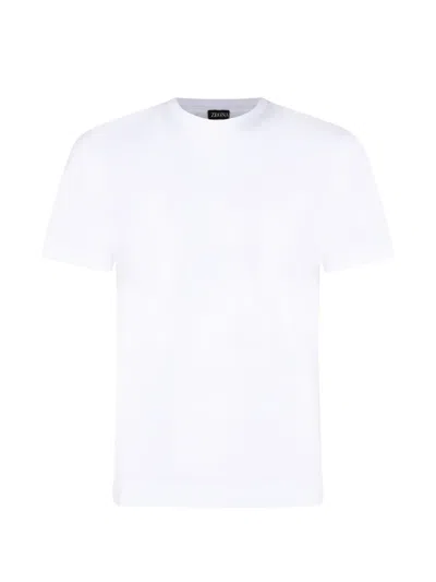 Zegna Cotton T-shirt In White