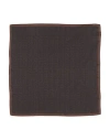 Zegna Couture Man Scarf Dark Brown Size - Silk