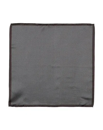 Zegna Man Scarf Dark Brown Size - Silk