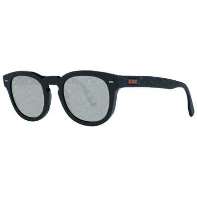 Zegna Couture Men Men's Sunglasses In Gray