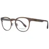 Zegna Couture Bronze Men Optical Frames In Gold