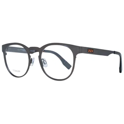 Zegna Couture Men Optical Men's Frames In Gray