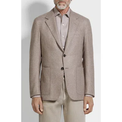 ZEGNA ZEGNA COUTURE SILK & CASHMERE SPORT COAT