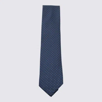 ZEGNA ZEGNA BLUE SILK TIE