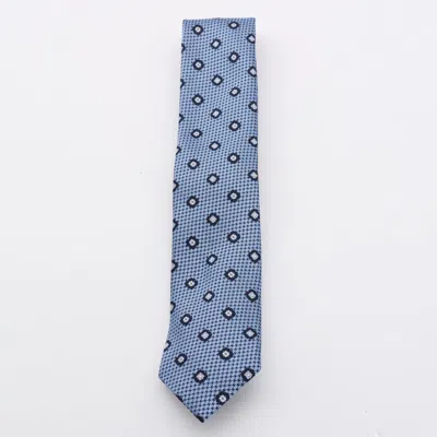 ZEGNA ZEGNA LIGHT BLUE SILK TIE