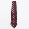 Zegna Floral Pattern Standard Width Ties Collection In Brown