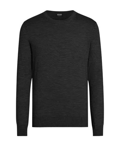 ZEGNA CREW-NECK CASHMERE JUMPER